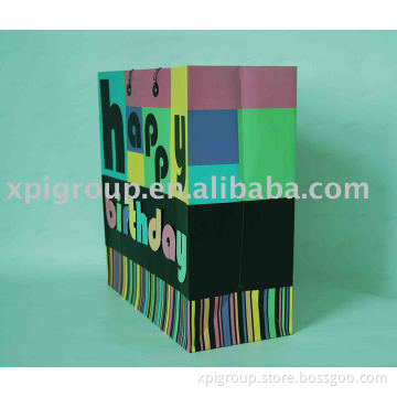 Birthday Presents Packing Bag/paper gift bag/paper packaging bag